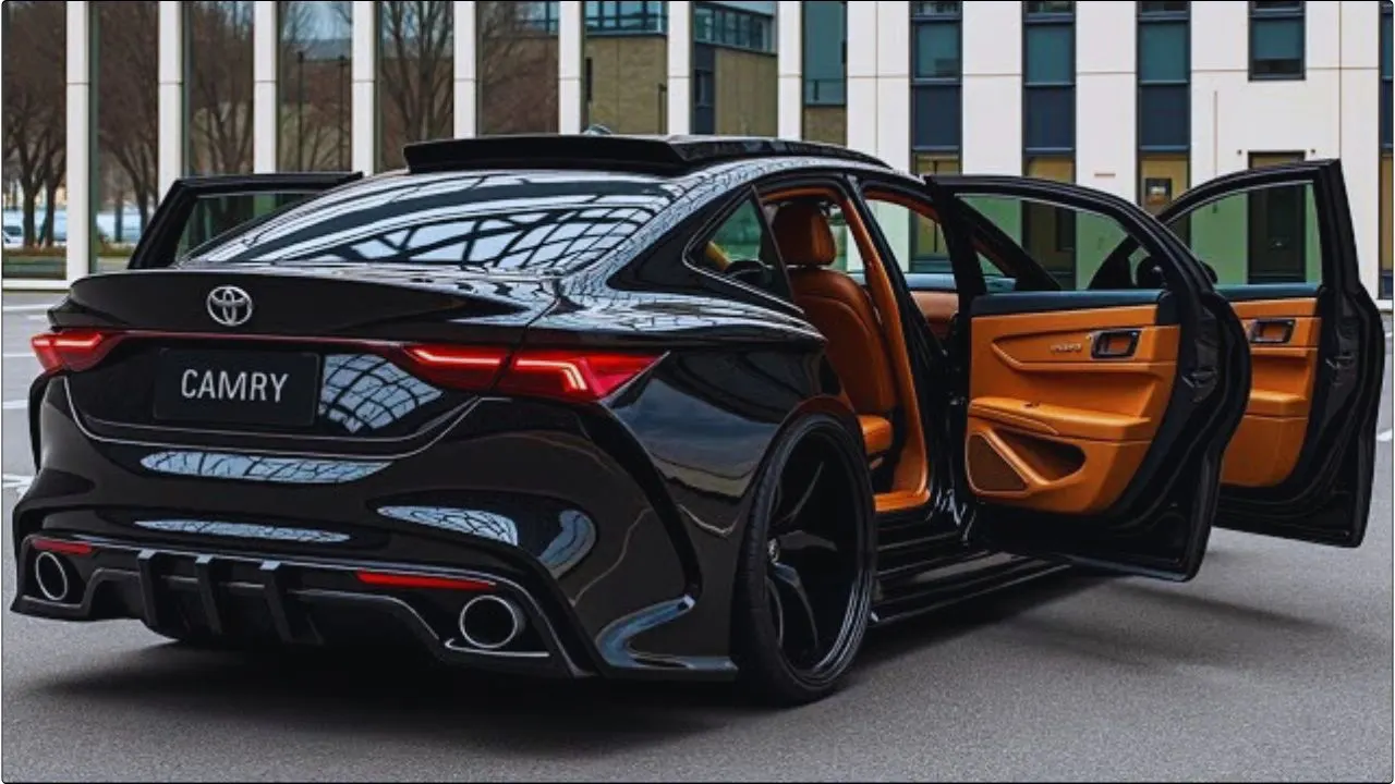 2025 New Toyota Camry Luxury Sedan With 360° Camera, Hybrid Efficiency & 180 kmh Speed