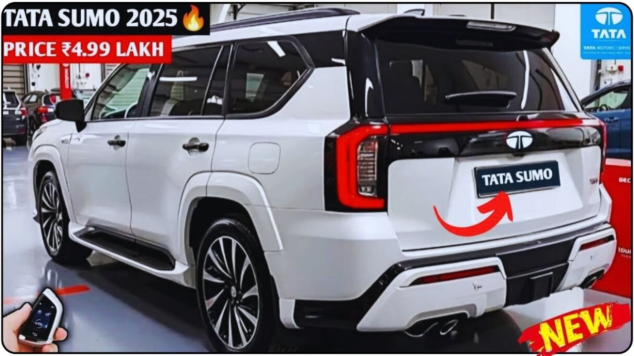 Tata Sumo 2025 Iconic SUV Returns With Bold New Design, Powerful Engine & Premium Features
